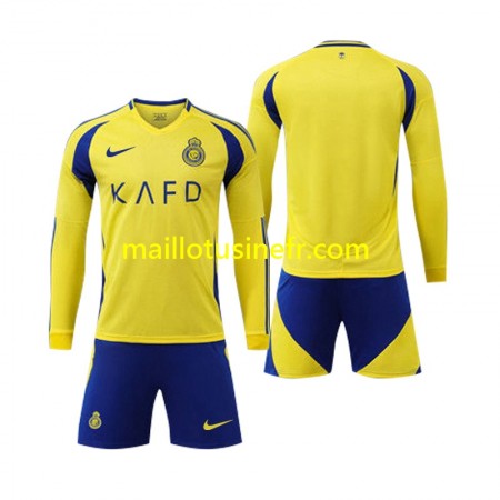 Maillot de Foot Al Nassr Domicile 2024-25 Manches Longues - Enfant Maillot de Foot Al Nassr Domicile 2024-25 Manches Longues - Enfant